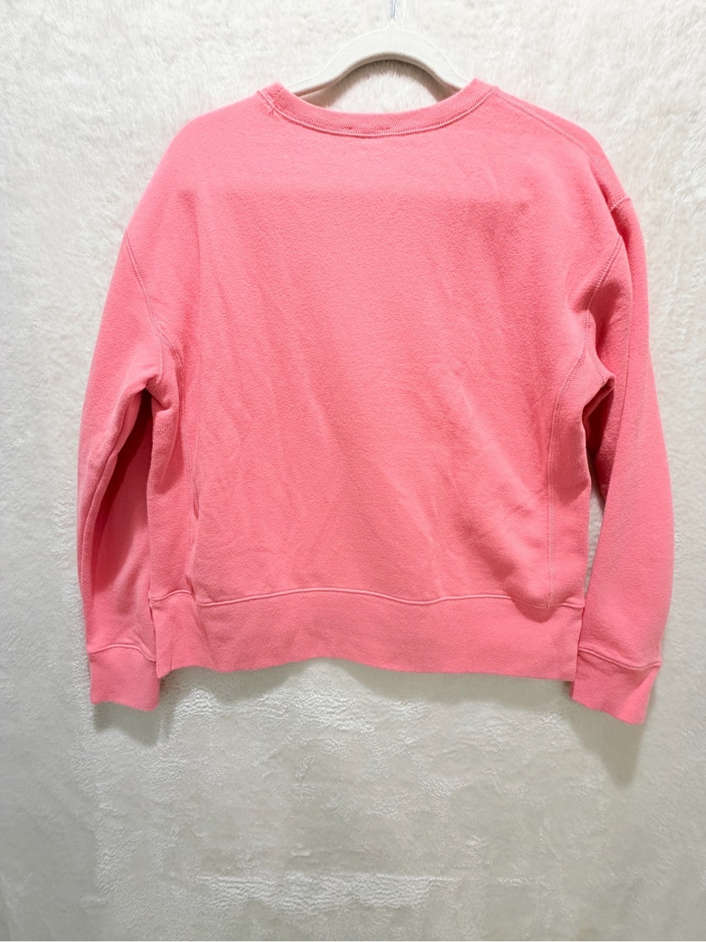 Polo Ralph Lauren Pink French Terry Sweatshirt Pony Logo Hi Low Hem SP (CKB074) - Picture 15 of 16